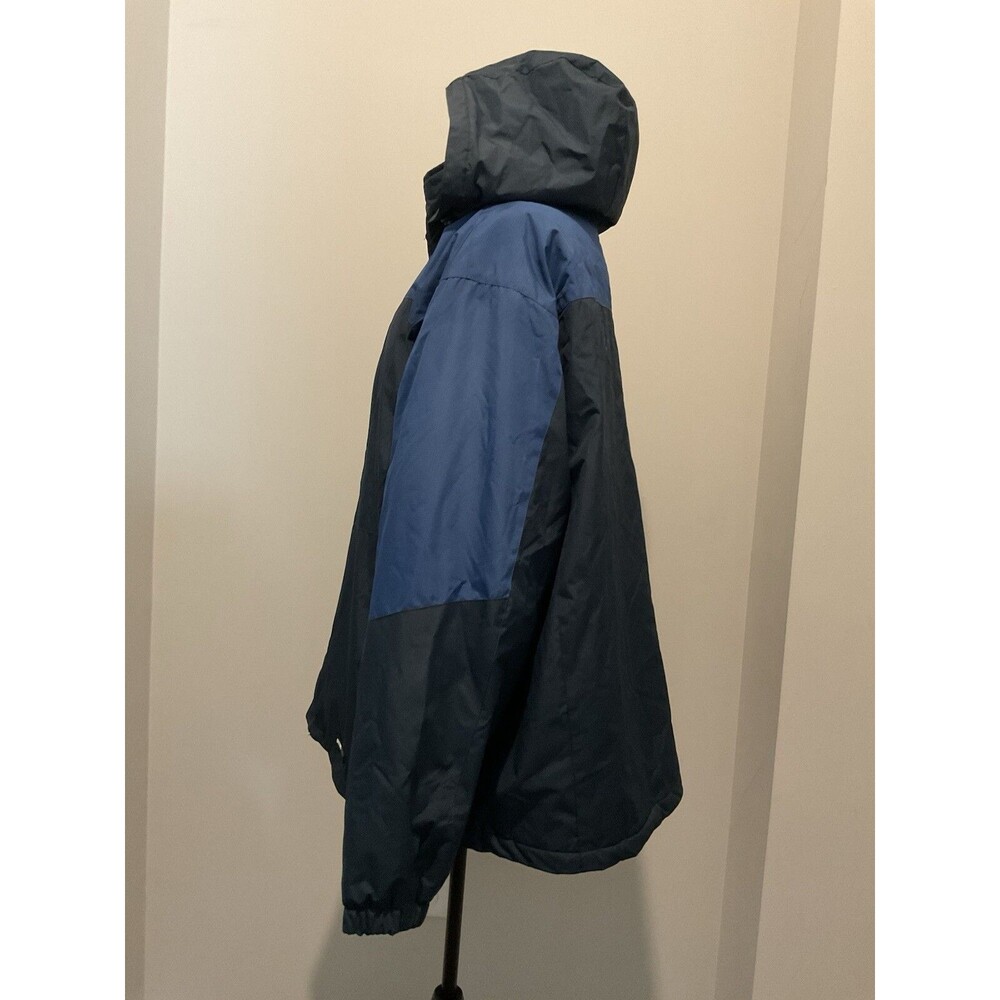 Swiss tech blue/black full zip jacket mens size 2XL lined pockets hood - Picture 5 of 12